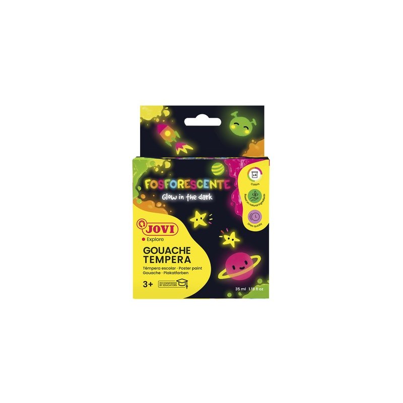 TEMPERA JOVI FOSFOR- 55 ml ESTUCHE 4