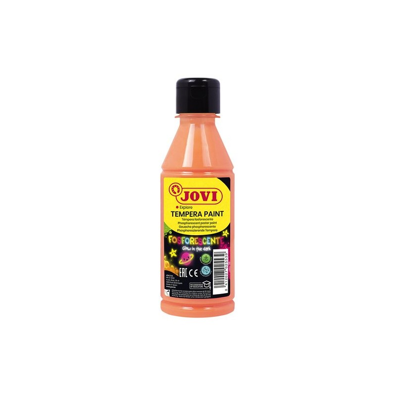 TEMPERA JOVI LIQ-FOSFOR-250 ml NARANJA