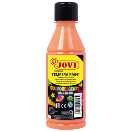 TEMPERA JOVI LIQ-FOSFOR-250 ml NARANJA