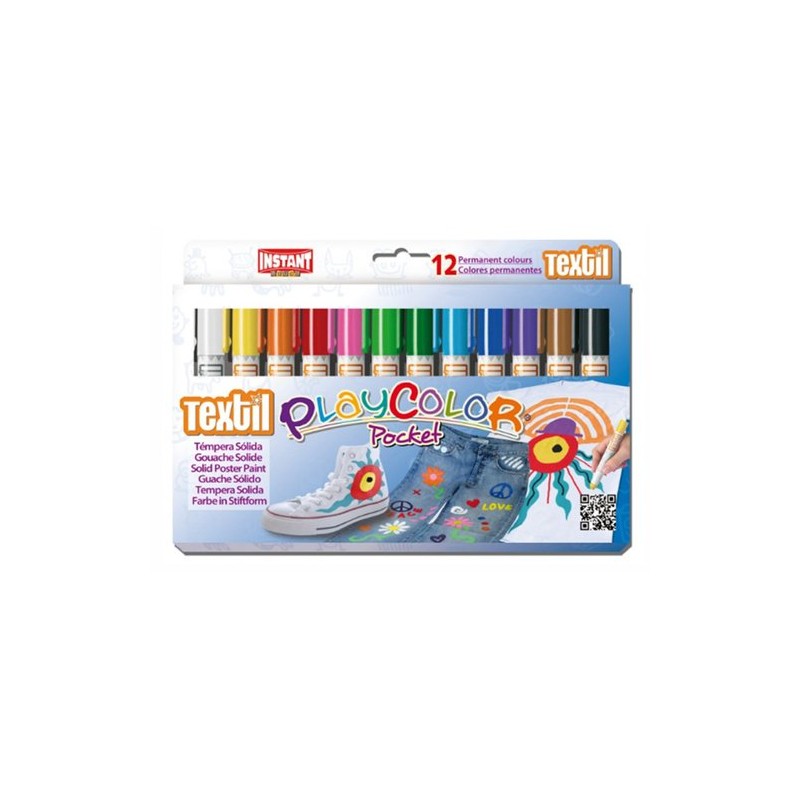 TEMPERA PLAYCOLOR POCKET TEXTIL C-1