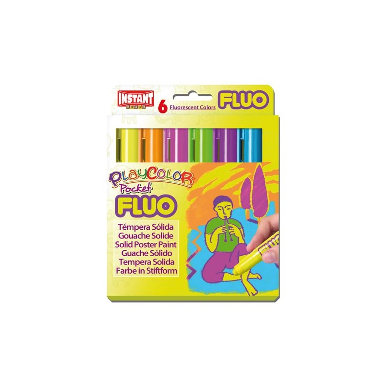 TEMPERA PLAYCOLOR FLUO POCKET C-6