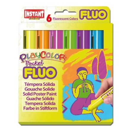 TEMPERA PLAYCOLOR FLUO POCKET C-6