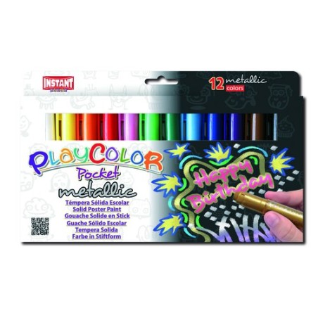 TEMPERA PLAYCOLOR MET- POCKET C-12