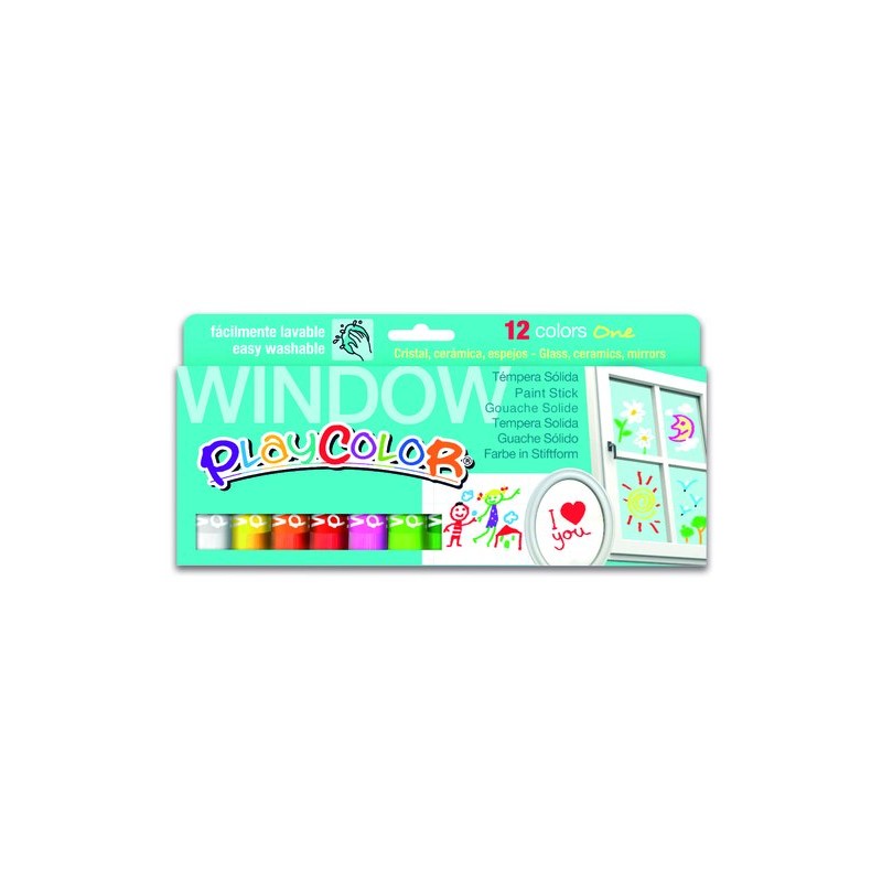 TEMPERA PLAYCOLOR ONE WINDOW C-12