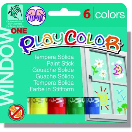 TEMPERA PLAYCOLOR ONE WINDOW C-6