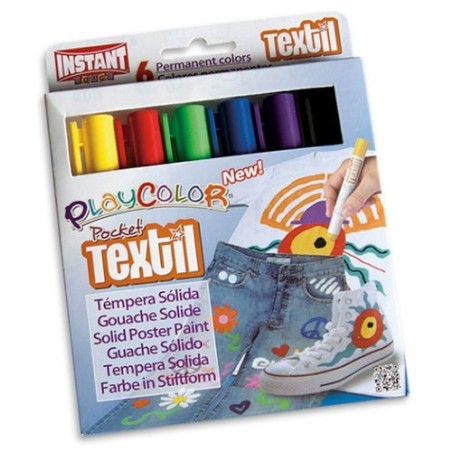 TEMPERA PLAYCOLOR POCKET TEXTIL C-6