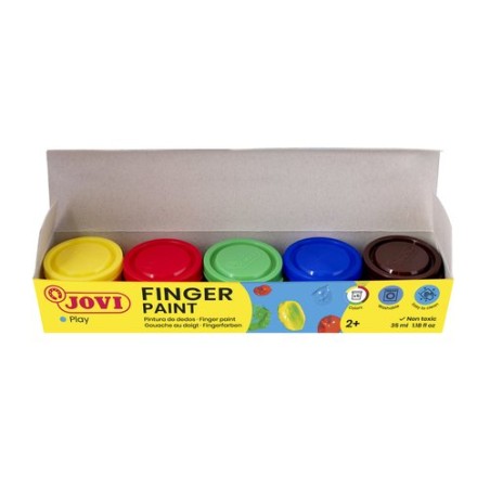 PINTURA de DEDOS JOVI 35 ml ESTUCHE de 5