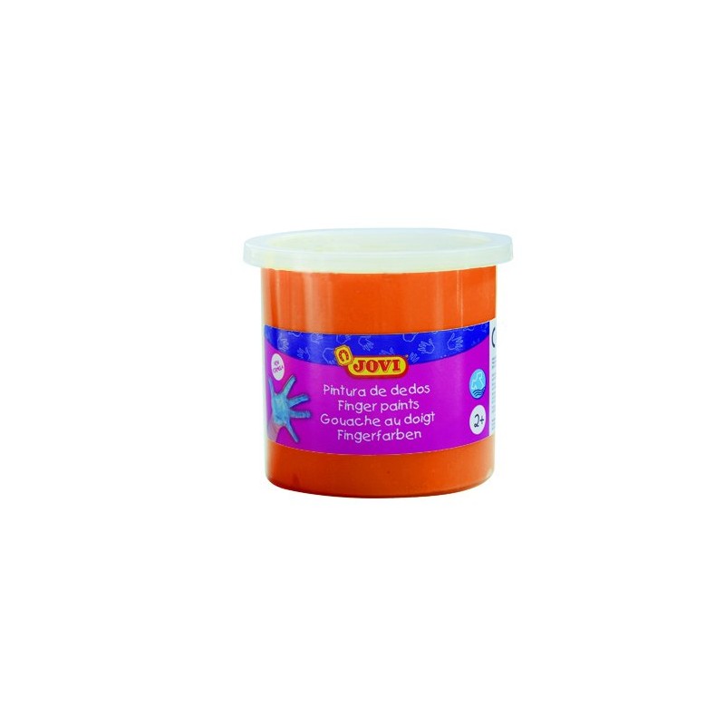 PINTURA DEDOS JOVI 125 ml NARANJA
