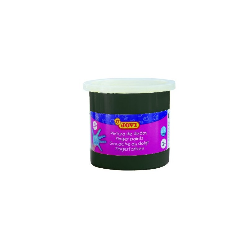 PINTURA DEDOS JOVI 125 ml NEGRO