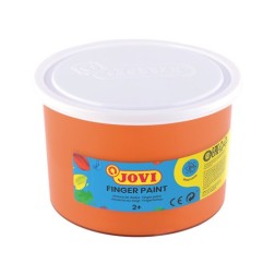 PINTURA DEDOS JOVI 500 ml NARANJA