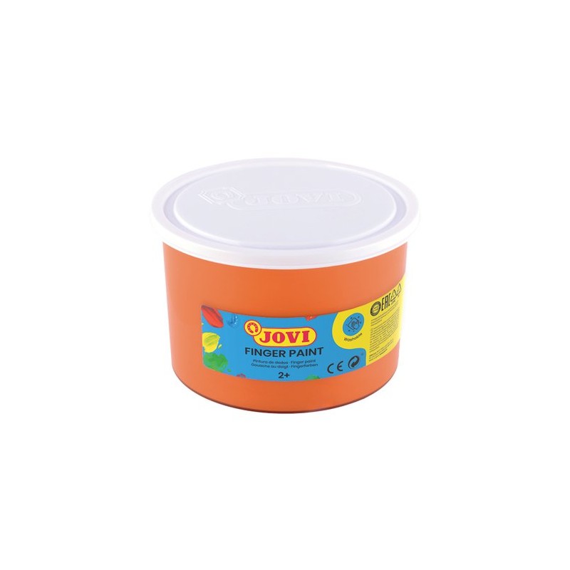 PINTURA DEDOS JOVI 500 ml NARANJA
