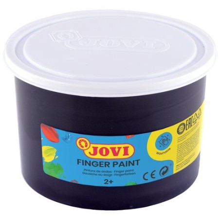 PINTURA DEDOS JOVI 500 ml NEGRO