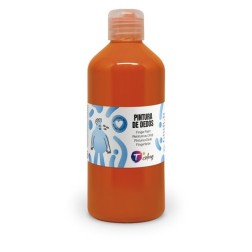 PINTURA DEDOS TCOLORS 500 ml NARANJA