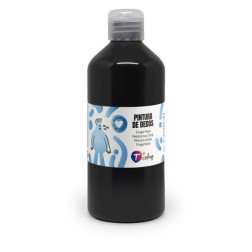 PINTURA DEDOS TCOLORS 500 ml NEGRO