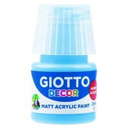 PINTURA ACRIL-GIOTTO 25 ml AZUL CELESTE