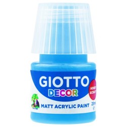 PINTURA ACRIL-GIOTTO 25 ml AZUL CYAN