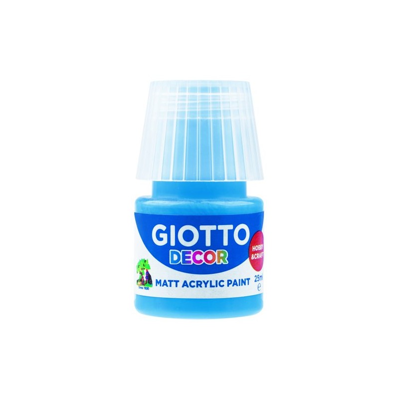 PINTURA ACRIL-GIOTTO 25 ml AZUL CYAN