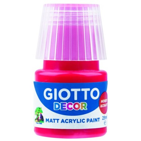 PINTURA ACRIL-GIOTTO 25 ml ROJO ESCARLAT