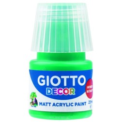 PINTURA ACRIL-GIOTTO 25 ml VERDE ESMERAL