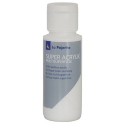 PINTURA ACRIL-PAJARITA 60 ml BLANCO A-01
